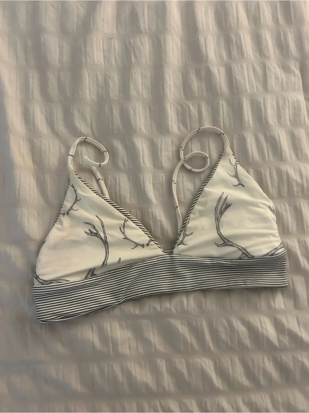 Boys and Arrows Reversible Bikini Top